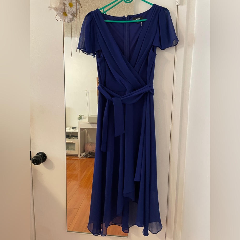 NWOT DKNY Blue Dress